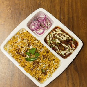Flavoured Rice With Bhartha Combo