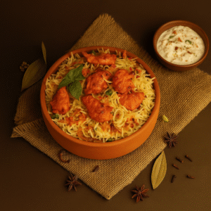 Matka Makkhani Tandoori Biryani⭐️(Mild)
