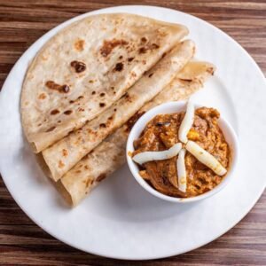 Roomali Roti/ Laccha Paratha (2pcs) + Chicken Bharta